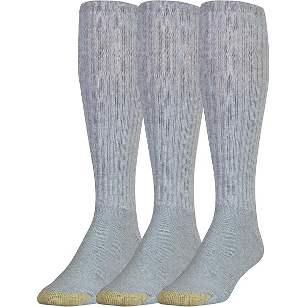 Gold Toe Metropolitan Calze Uomo Sopra Il Polpaccio | 3 Paia | Nylon Elasticizzato | Controllo Umidità Aqua FX - 3