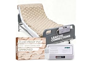 FOMMOF Alternating Air Pressure Mattress Pad for Hospital & Home – Prevention Bed Sores, Ultra-Quiet Pump, Digital Display & Remote Control, Suitable for Bedridden or Limited Mobility Patients