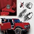 EZ 4x4 Bronco Door Hinge Alignment Pin Guide Kit (2pk), Door Removal Pins for EZ Removal and Installation