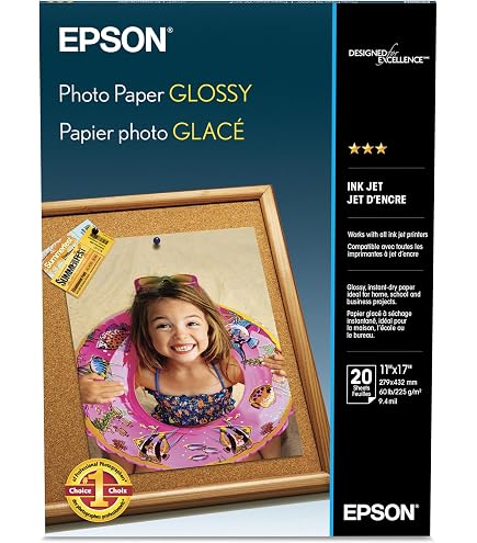 Amazon.com : Epson Premium Photo Paper, Super B size, 11 x 17