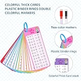 Prasacco Times Table Flash Cards 0-12 with 2 Dry Erase Markers Kit view 3