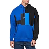 HUGO Men's Block Logo Hooded Sweatshirt