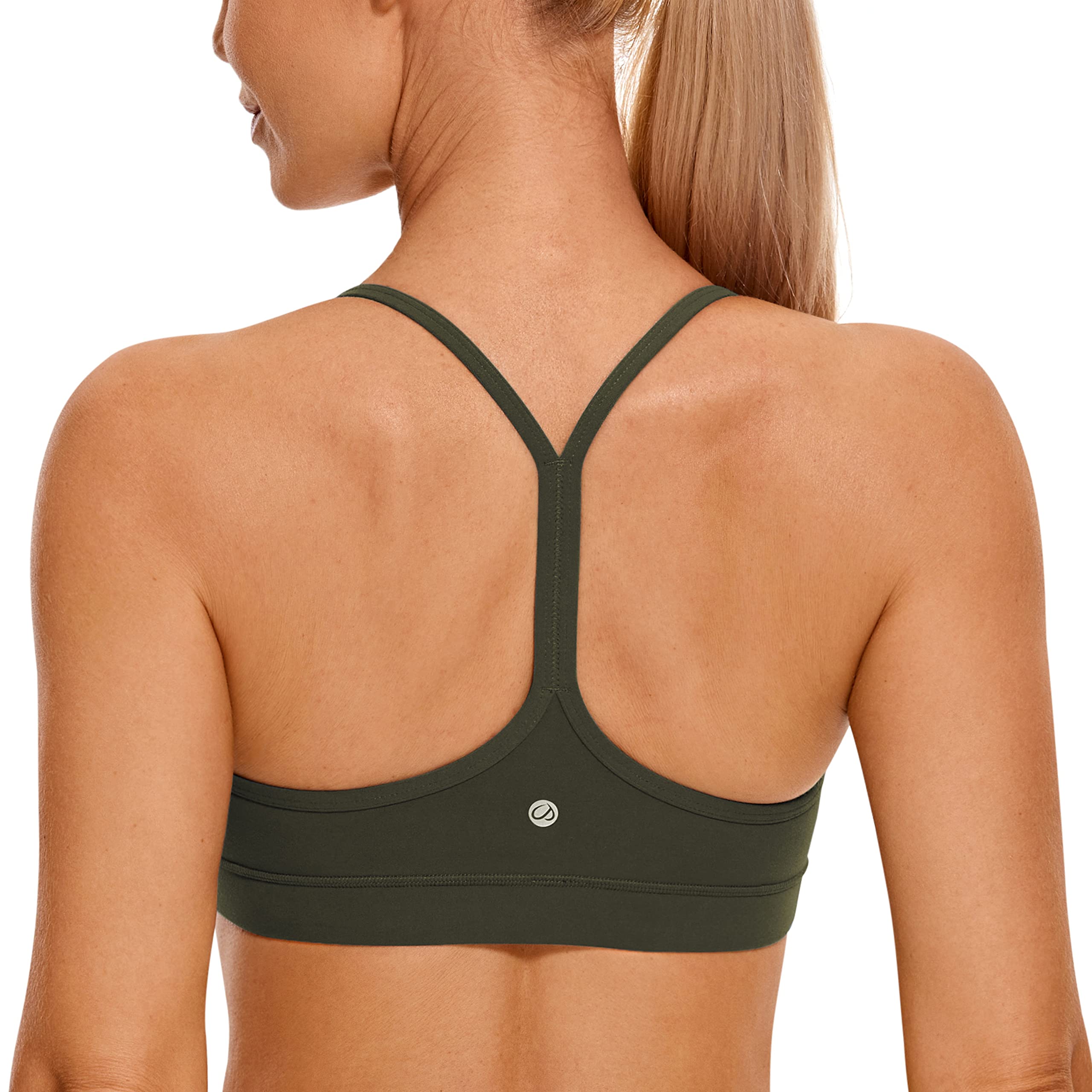 CRZ YOGA Butterluxe Womens Y Back Sports Bra
