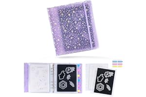 BABYSHEEP Magnetic Sheets and Storage Bags for Stamps and Dies Storage with Album Pocket, Die Cut Storage Set for Storage Die Cutting,DIY Scrapbooking,Card Making Supplies (1.2mm Thickness)