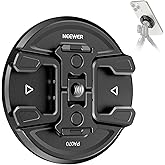Neewer Magnetic Phone Tripod Mount with Action Camera Adapter, Cold Shoe with Anti Off Pin, 1/4" Thread Compatible with MagSafe iPhone 16 15 14 13 12 Series DJI Quick Release Adapter Mount, PA070