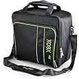 DEPGI Premium Travel Case for Xbox Series X & S: Spacious Travel Bag with Waterproof Nylon Exterior, Anti-Slip Pads, Ergonomi
