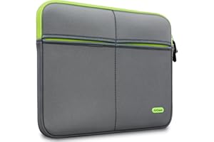 AirCase Tablet Sleeve fits Kindle Paperwhite Case Kindle Case fits Kindle Voyage All-New Kindle 8th Gen 2016 Kindle Oasis Kindle Fire HD Kobo Touch Protective Pouch Bag Case (Gray)