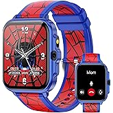 Smart Watch for Kids,1.85" Fitness Tracker,AI,Learning games,Sports,Sleep Monitor,Camera,Videos,Alarm Play Music Flashlight Pedometer Stopwatch Pedometer IP68 Waterproof Toys Gift for Boys and Girls