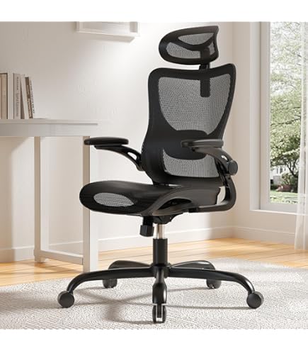 Primy Ergonomic Office Chair, Breathable Mesh Desk ... - Shein - View #2