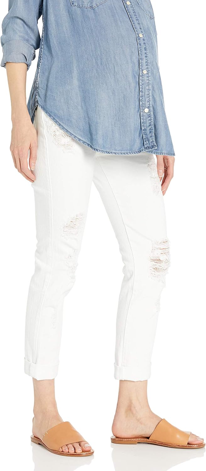 maternity jeans boyfriend style