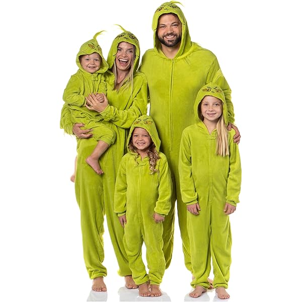 うさぴょん様　ネイビー　グリーン Amazon.com: MJC Boys Dr. Seuss Kids Grinch Hooded One Piece