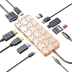 Laptop Docking Station, USB C PD Charging