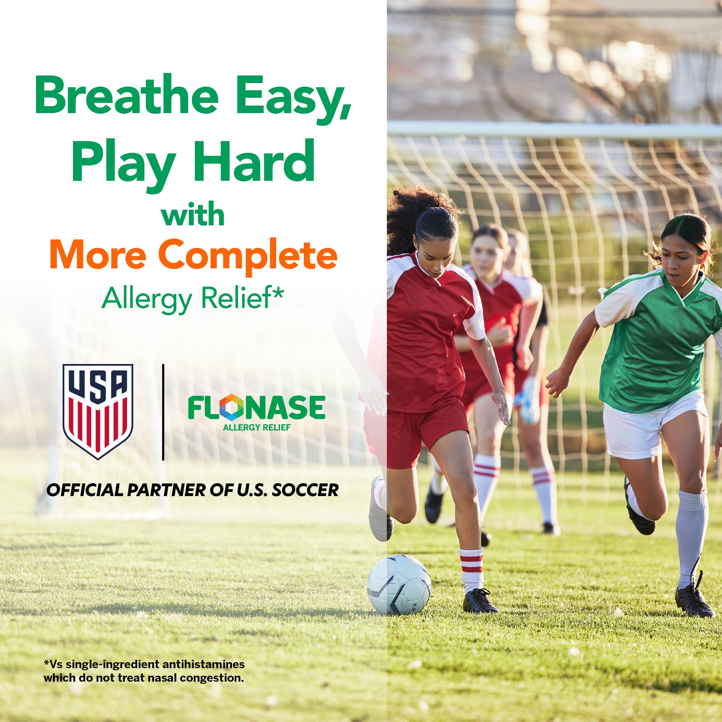 Flonase Allergy Relief Nasal Spray, 24 Hour Non Drowsy Allergy Medicine, Metered Nasal Spray - 72 Sprays - Fall and Seasonal Allergy Relief