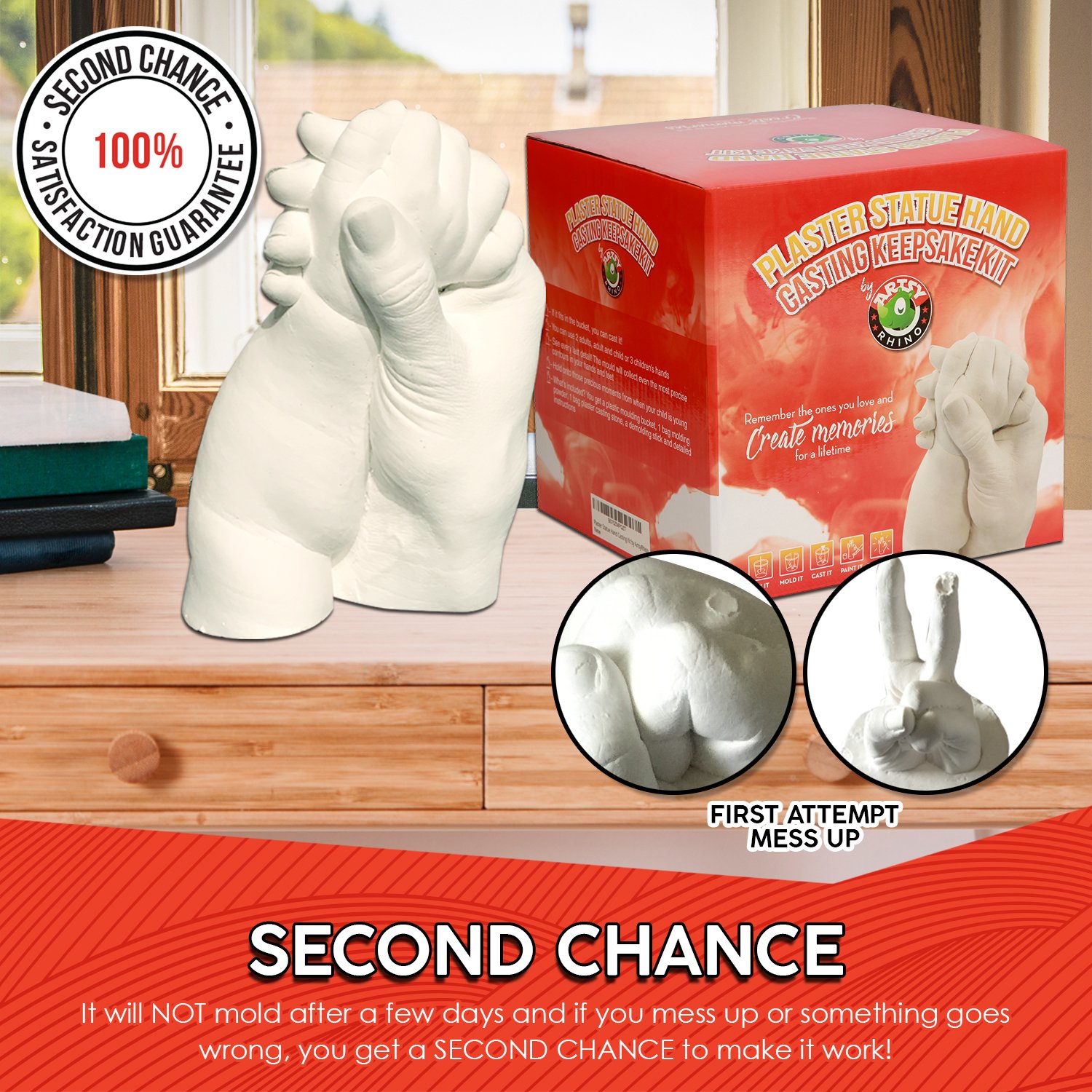 Hand Casting Kit Keepsake Hands Molding Kit Perfect DIY Molds for