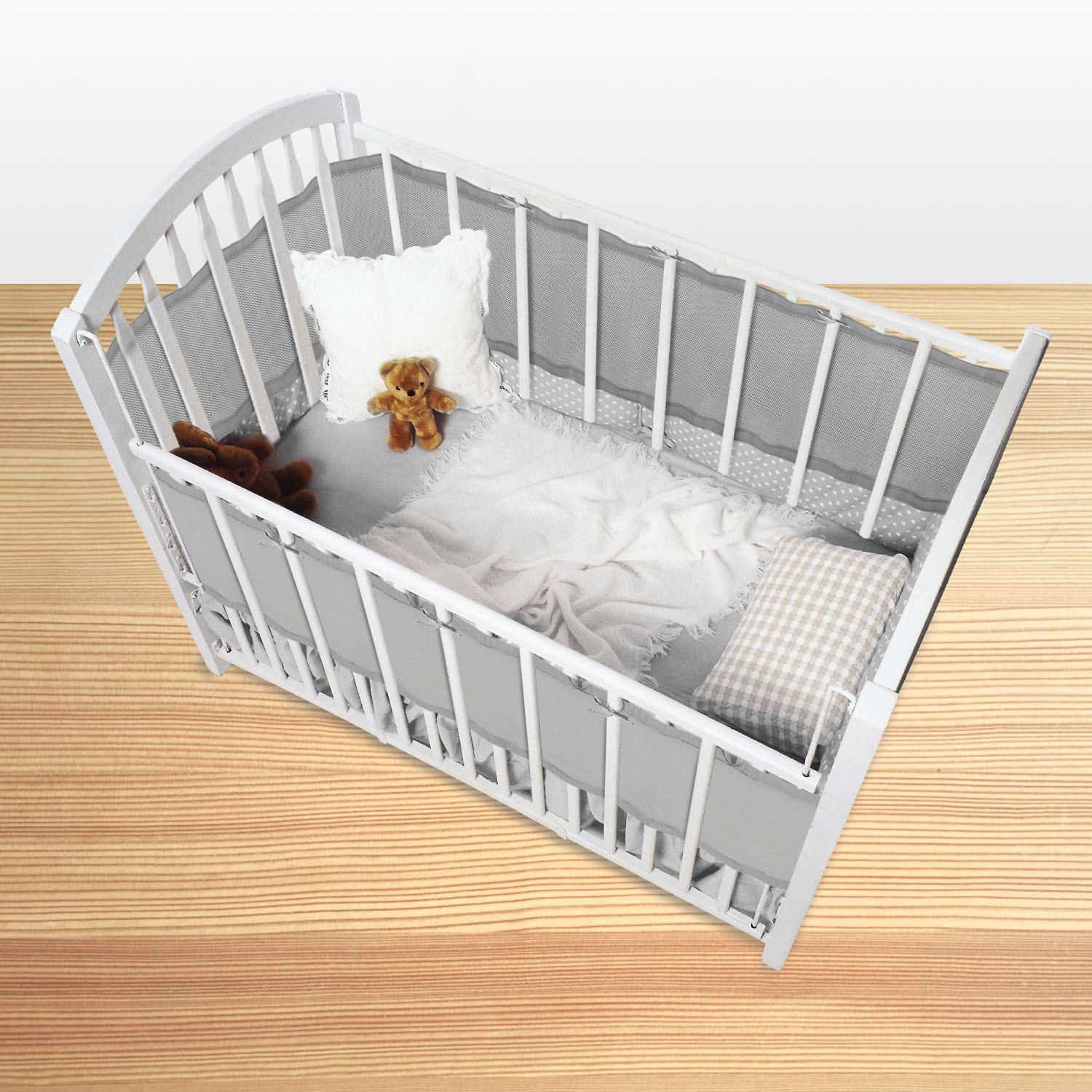 mesh bumper pads safe