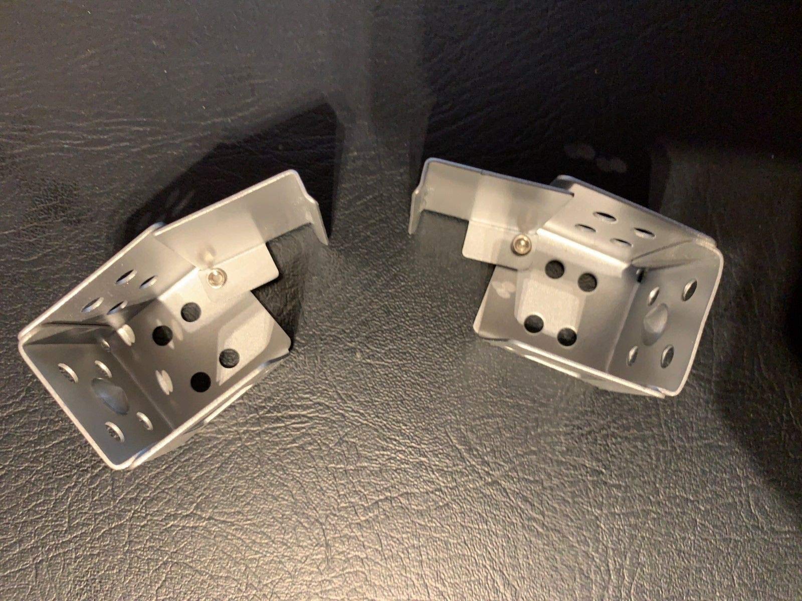 CUSTOM PLUS PAIR OF VENETIAN BLIND BOX BRACKETS 25MM X 25MM HEADRAIL