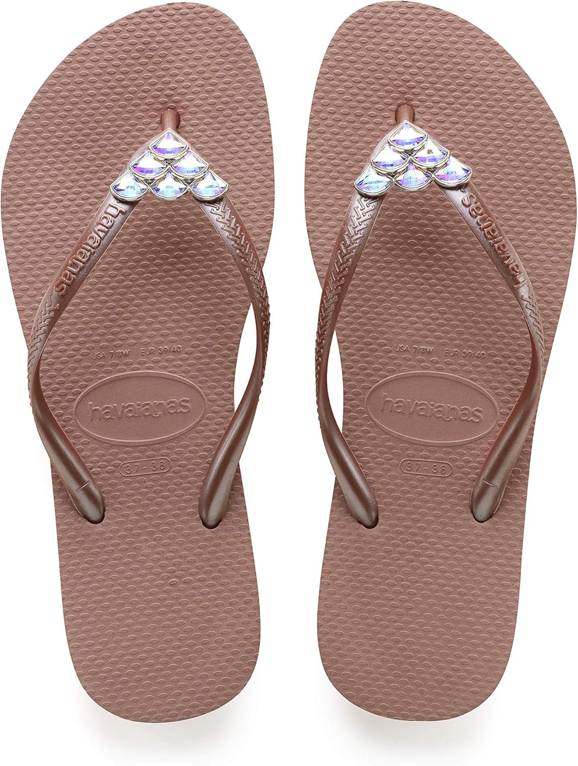 havaianas slim mineral blue