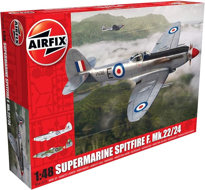Airfix A06101A Supermarine Spitfire Mk22/24 Classic Kit Amazon.co.uk