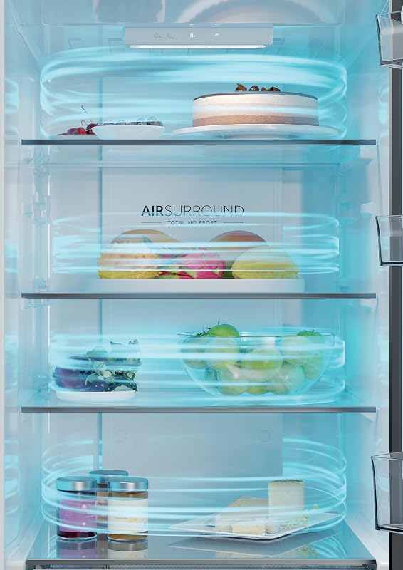 2D 60 Series 1 PRO HDPR1618ANPK - Frigorífico Combi, 355L, Circular AirFlow, Motor Inverter, Cajón 0º Fresh Zone, Total No Frost, Ancho 60cm, Alto 1,85m, Iluminación LED, Inox