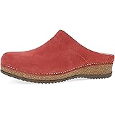Dansko Mariella Slip-on Mule Clog - Dual-Density Cork/EVA Midsole and Lightweight Rubber Outsole Provide Durable and Comfortable Ride on Patented Stapled Construction