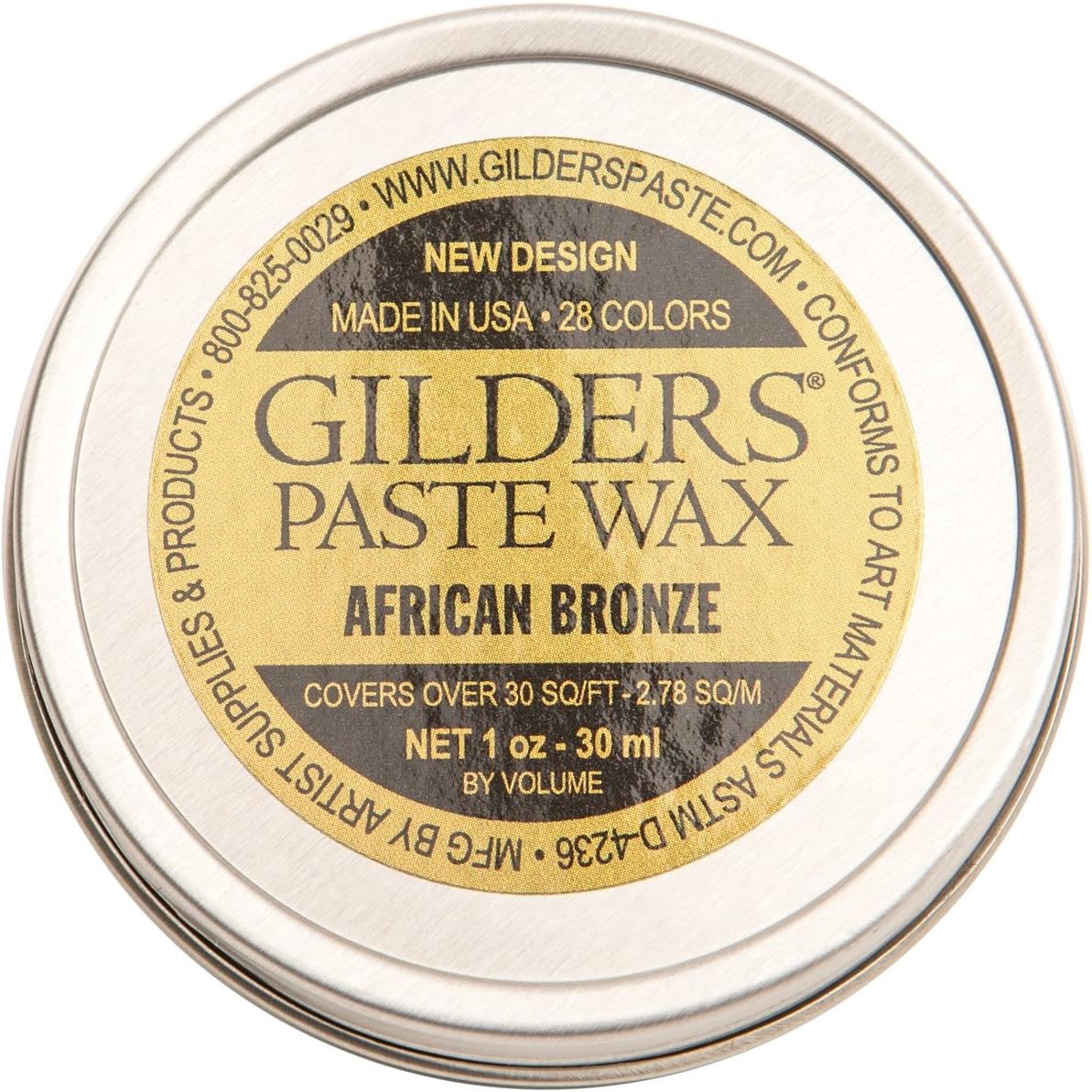 Baroque Art Gilders Paste 1ozAfrican Bronze