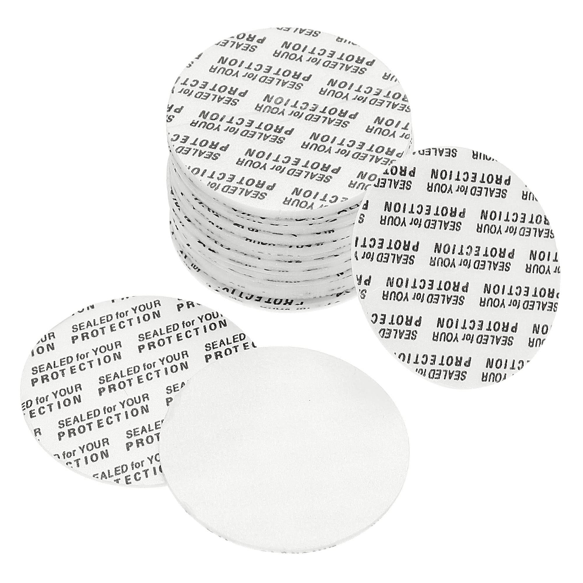 PATIKIL 43mm/1.69" Foam Lid Liner, 100 Pack PS Foam Resistant Tamper Pressure Sensitive Seal for Bottle Cap Liners Seals