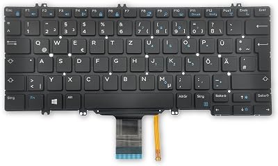 Dell Latitude 83 Key Backlit German Keyboard 2TVV1 02TVV1