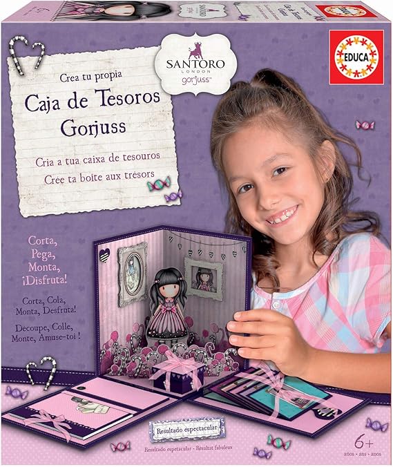Educa Borrás-Mi Caja Secreta Gorjuss, Color único (17920): Amazon.es: Juguetes y juegos