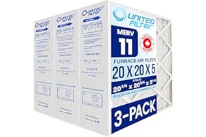 20x20x5 Compatible with ELECTRO AIR M2-1056 MERV 11 Furnace Filter (20-1/4 x 20-3/4 x 5-1/4) - A/C, HVAC Furnace Air Filter C