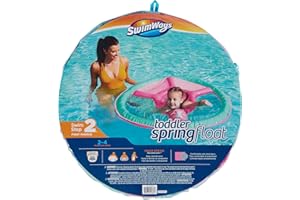 SwimWays Toddler Spring Float for Swimming Pool - Pink