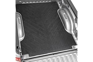 Rough Country Truck Bed Mat for Toyota Tacoma (2024-2026) – Fits 5' Bed, Tear-Resistant Heavy-Duty Rubber, Non-Slip Protectio
