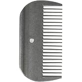 Partrade 077271 Mane Comb for Horses Silver, 4inch