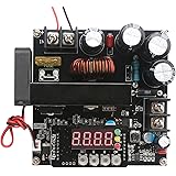 DROK® DC Numerical Control Power Supply Voltage Regulator, Adjustable DC 8-60V to 10-120V Boost Converter Step Up, Voltage Stabilizer Programmable Constant-current Power Supply, 15A Charger LED Display Voltmeter Ammeter