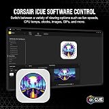 Corsair iCUE ELITE CPU Cooler LCD Display Upgrade Kit White Custom IPS Screen view 5