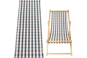 Ostlttyn Sling Chair Replacement Fabric 16.5" W X 44" L Waterproof Heavy Duty Soft Replacement Cloth for Wood Beach Sling Folding Lawn Patio Chairs
