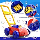 Doloowee Bubble Lawn Mower for Toddlers Bubble Makers for Kids Gift Set view 4