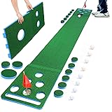 Chriiena Golf Putting Mat, Extendable Practice Golf