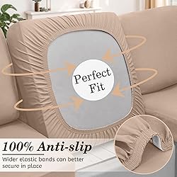 Arfntevss 100% Waterproof Sectional Sofa Covers