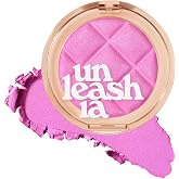 UNLEASHIA Dough Dough Waffle Blush Blush, Pressable Bouncy Jelly Texture, Cream-to-Powder Blush with Shimmer, Lightweight &amp; Long-Lasting, Glowy Radiant Cheeks (No.2 Icy Berry)