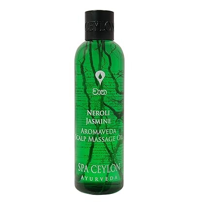 Spa Ceylon Luxury Ayurveda Neroli Jasmine Scalp Massage Hair Oil, 250ml