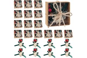 Swiffen 24 Pcs Christmas Soap Gifts Bulk Natural Handmade Christmas Scent Soap Favors Body Soaps Bar Set for Men Women Bathroom Kitchen Wash Hand New Year Merry Christmas Favor