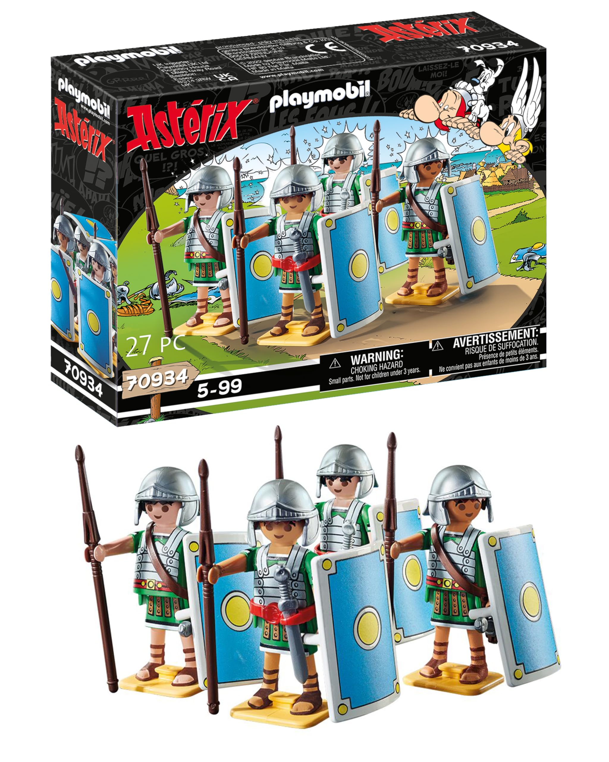 Playmobil Asterix 70934 Roman Troop, Toy for Children Ages 5+