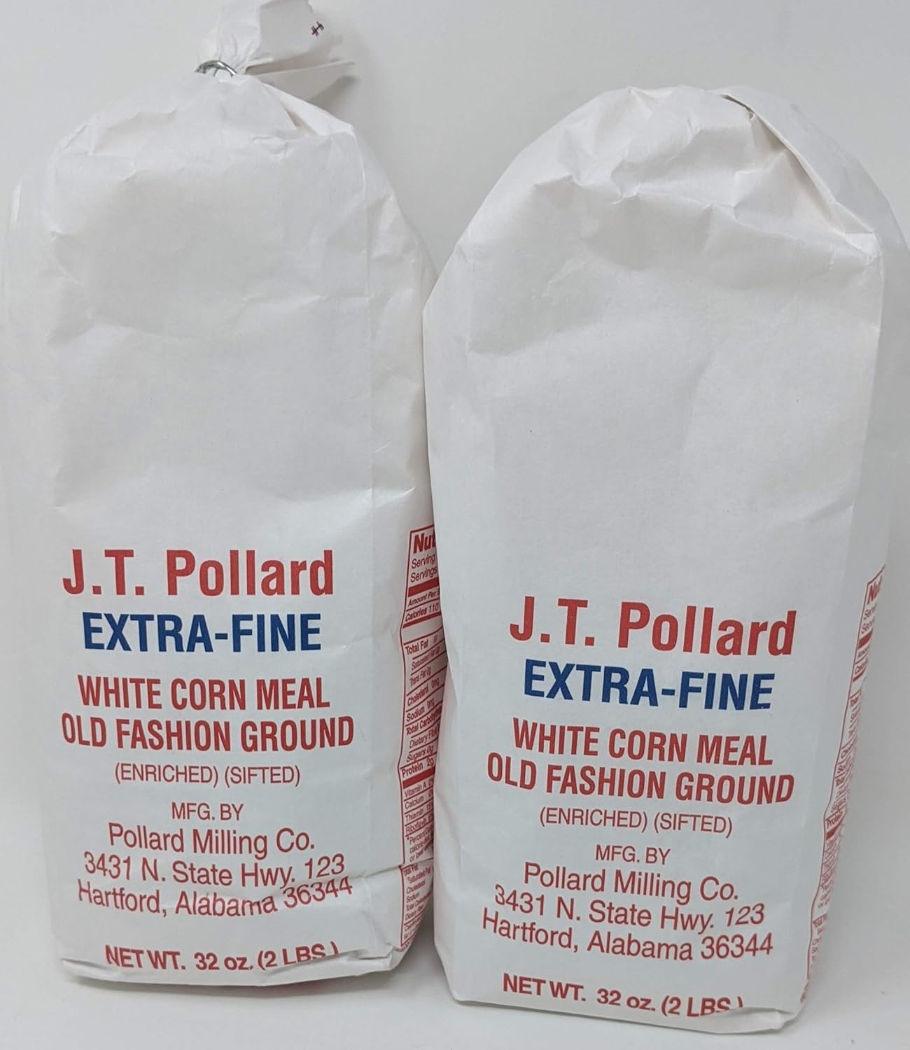Amazon Com Jt Pollard Extra Fine White Cornmeal Bundle 2 X 32 Oz J T Pollard Cornmeal Extra Fine Sifted Cornmeal Bundled With Recipe Sheet Grocery Gourmet Food