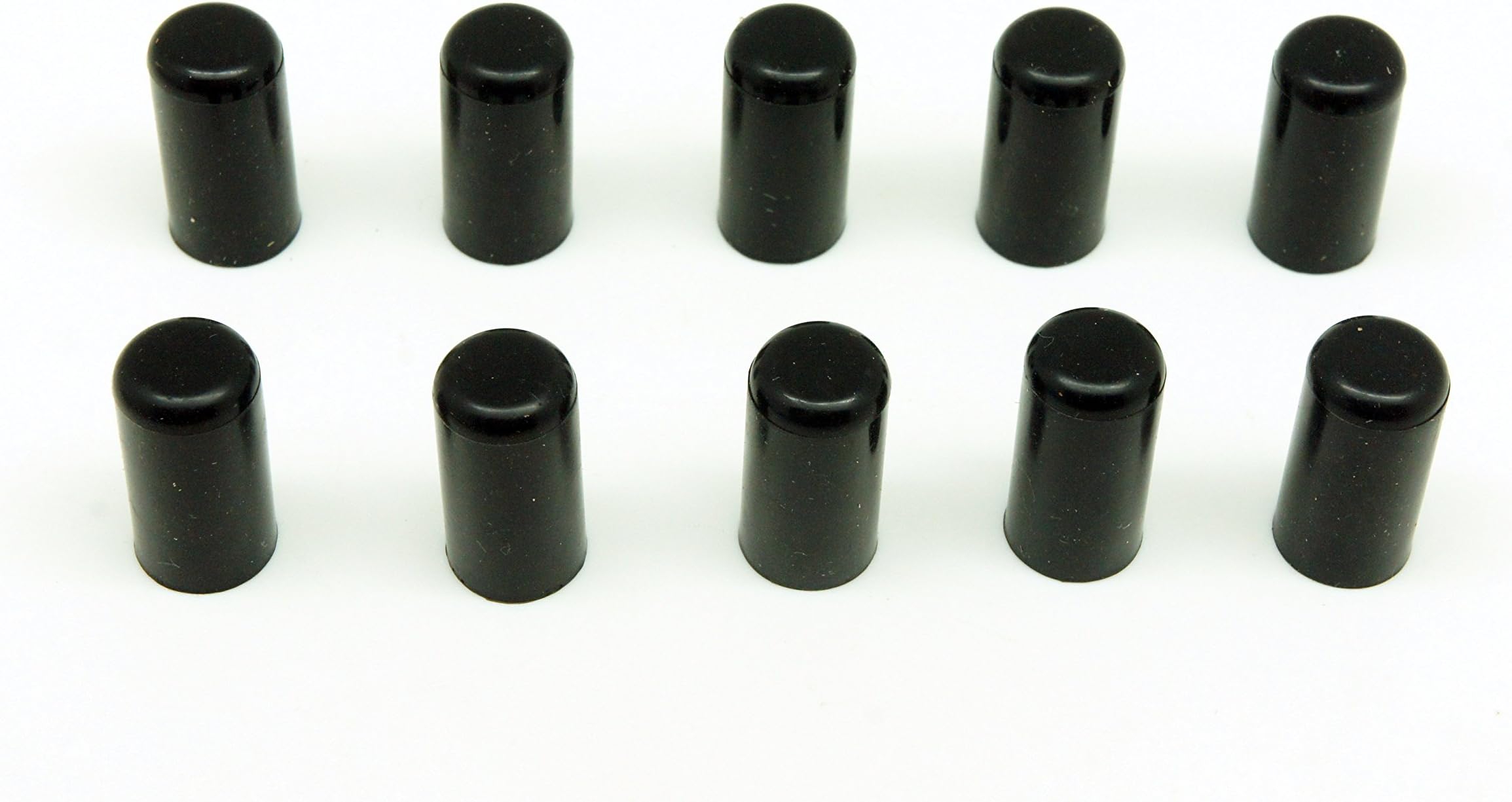 Autobahn88 Silicone Hose Cap Intake Vacuum Hose End Plug, Inner Diameter 10mm (0.39"), Pack of 10, (Black)