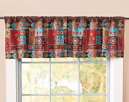 Amazon Com Modern Farmhouse Forest Valance Kitchen Living Room