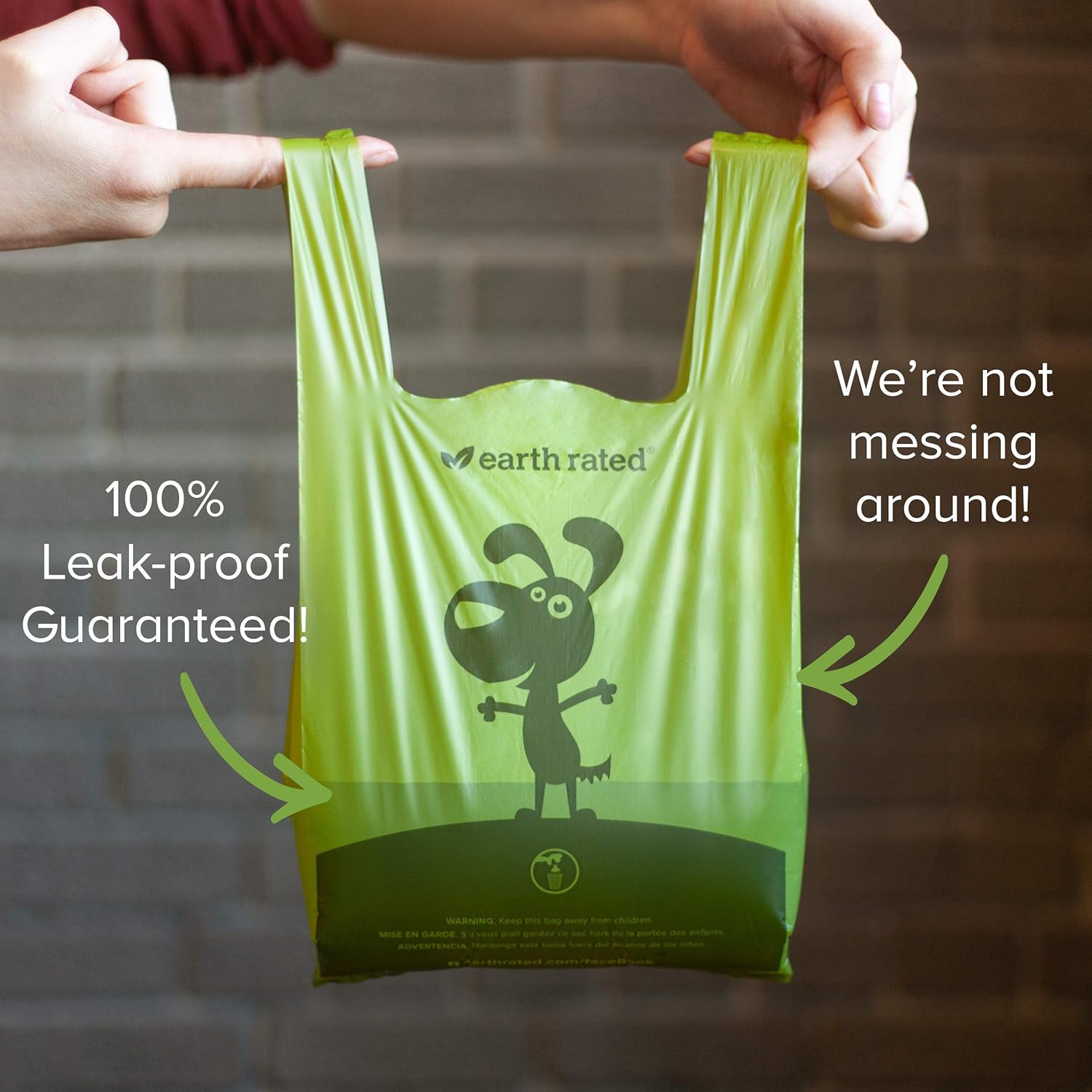 earth rated poop bags with handles