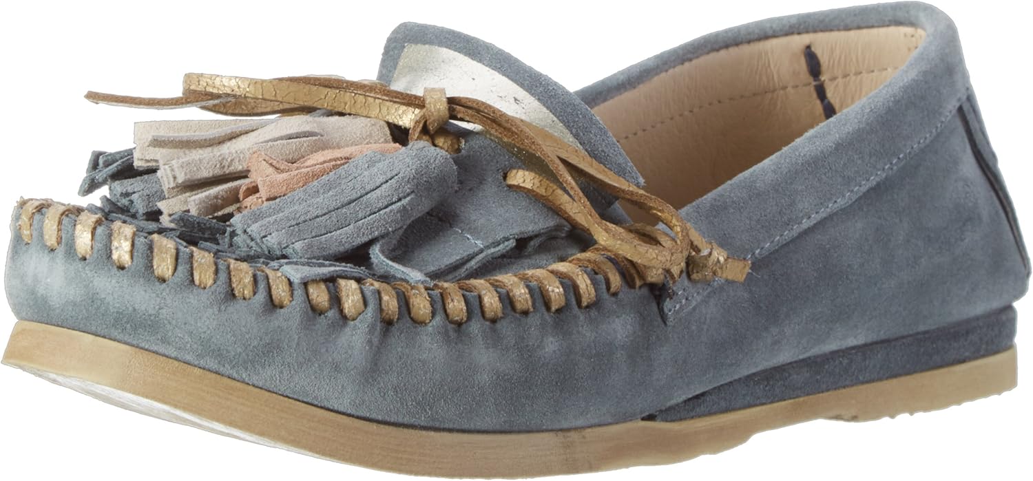 Mjus 9871030101, Mocassins Femme, Bleu (Surf/Platino/Fog/Phard/Surf