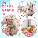 Tatuo 4 Pack Fleece Dog Blankets Paw Print 24 x 16 Inch White view 4