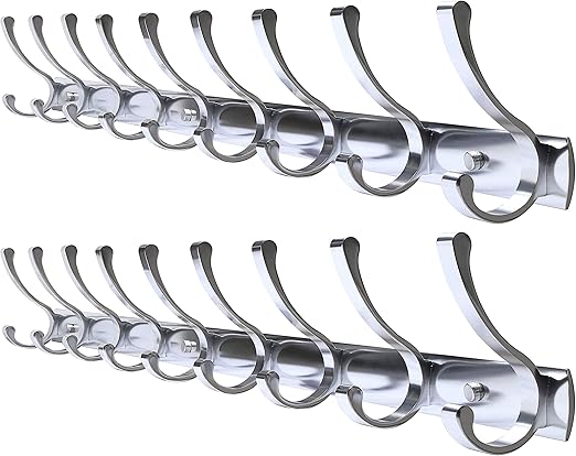 Amazon Com Webi Wall Mounted Coat Rack 36 5 8 Inch 9 Double