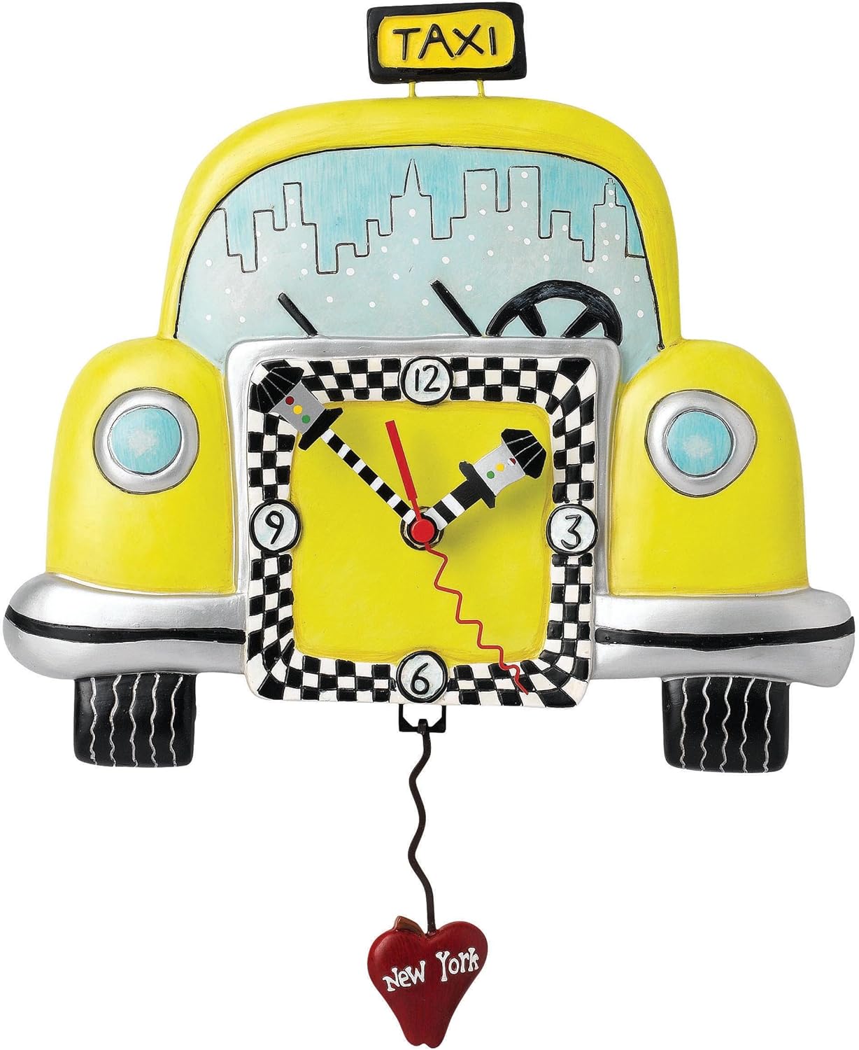 Allen Designs Cabby Wall Clock Amazon.co.uk Kitchen & Home